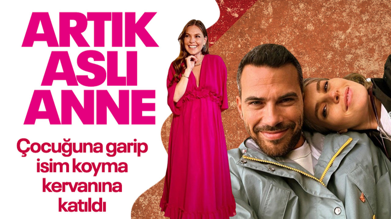 Karnı burnunda pozlarına beğeni yağan Aslı Enver anne oldu! Kavak Yelleri'nin Mine'si Aslı Enver'in kızının adına bir bakın